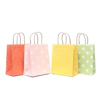 4pk Recycled Small Printed Gift Bags - Spritz™