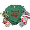 S.W.Smiley Believe in Magic Sparkle - Women's Short Sleeve Graphic T-Shirt - 2 of 4