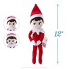 The Elf on the Shelf 12" Plushee Pal Snuggler Elf Light Tone Girl & Boy, Ages 3+ - 3 of 4