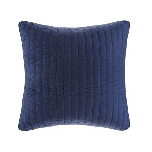 Gracie Mills Johnny Farmhouse Chic Cotton Quilted Euro Sham - 1 of 4
