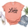 Simply Sage Market Livin' On Lake Time Short Sleeve Tee - 3 of 4