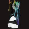 Men's Design By Humans Panda, Bamboo & the Moon By ikaruz T-Shirt - 2 of 4