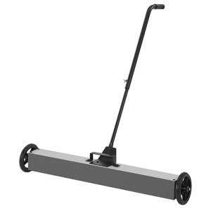 Garvee Rolling Magnetic Sweeper, Magnetic Sweeper with Wheels and Adjustable Handle, Pick Up Nails with Quick Release Latch, 55-LBS Capacity - 1 of 4