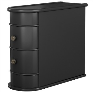 COWLOWN End Table with 2 Drawers, Fully Assembled Wood Nightstand for Small Spaces, No Assembly Required - 1 of 4