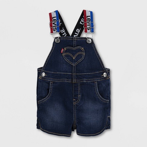 Levis denim outlet shortalls