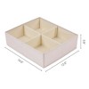 REGALWOVEN Fabric Collapsible Cube Storage Open Storage Bins 1 Pc - 4 of 4