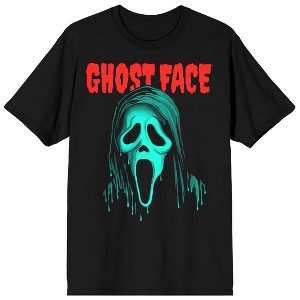 Ghostface Pop Color Men's Black Graphic Tee - 1 of 3