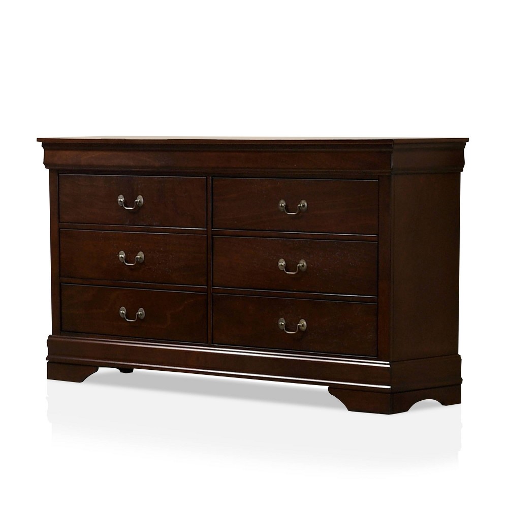 Photos - Dresser / Chests of Drawers Sliver 6 Drawer Dresser Cherry - HOMES: Inside + Out