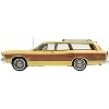 1967 Ford Country Squire Wagon Springtime Yellow with Woodgrain Sides Limited Edition 1/43 Model Car by Goldvarg Collection - 2 of 4
