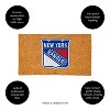 EvergreenNHLNew York Rangers Logo Natural Coir 28 x 16 Inches Indoor Outdoor Doormat - 4 of 4