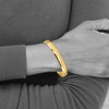 Black Bow Jewelry 8mm 14k Yellow Gold Solid Polished Half-Round Slip-On Bangle Bracelet - 3 of 4