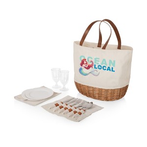 Picnic Time Disney Little Mermaid Promenade Picnic Basket - 1 of 4