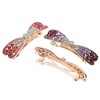Unique Bargains Women's Sparkly Rhinestones Hair Clips 3 Pcs - 3 of 4