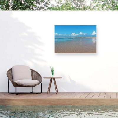 Trademark Fine Art - Beata Czyzowska Young Beach Time 3 Matted Framed Art