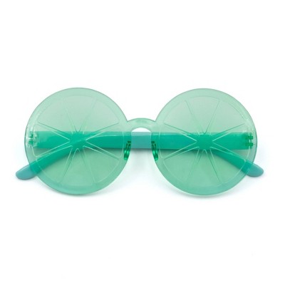 Kids Novelty Rounded Glasses Green - Bullseye's Playground™