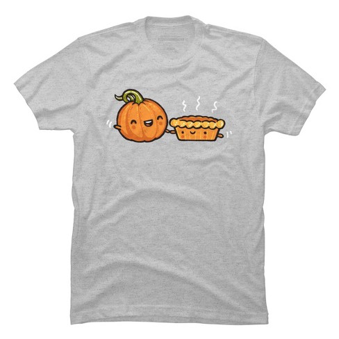 Men's Design By Humans Pumpkin & Pie By walmazan T-Shirt - image 1 of 4