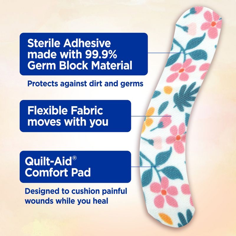 Band-Aid Brand Flexible Fabric Bandages - Wildflower - Assorted Sizes - 30 ct, 5 of 11