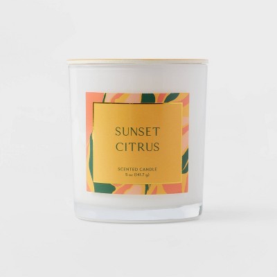 5oz Glass Jar Sunset Citrus Candle - Opalhouse™