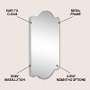 JONATHAN Y Louisa Medium Scalloped Rectangular Metal Framed Wall Mirror - 2 of 4