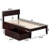 AFI Furnishings Boston Platform Bed T with Drawers ES - 4 of 4