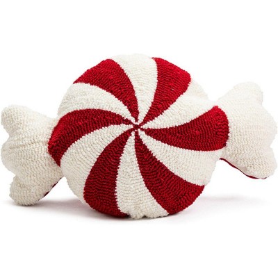 Cute Hairy Christmas Candy Cane Pillow Kussen Zachte Comfortabele Lichtgewicht Gooi Kussen Home Decor Voor Indoor Kerst Decoraties Kerst Snoep
