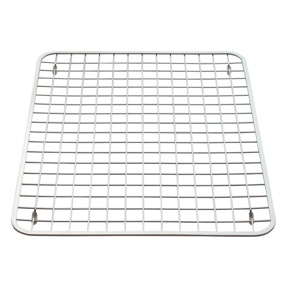 InterDesign Gia Stainless Steel Sink Grid  Polished Chrome