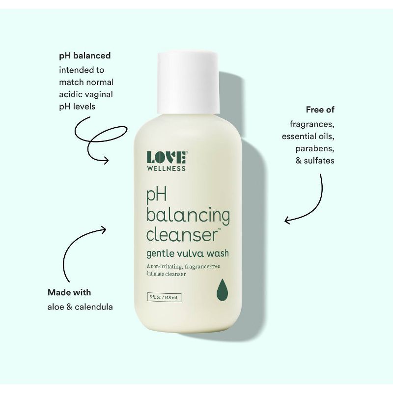 Love Wellness pH Balancing Cleanser Fragrance Free Cleanser - 5 fl oz, 5 of 11