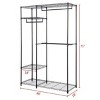 Racxily Portable Steel Closet Hanger Storage Rack Organizer - 2 of 4