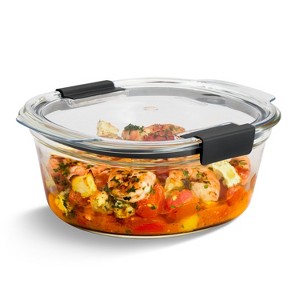 Rubbermaid 6.2c Brilliance Glass Round Food Storage Container - 1 of 4