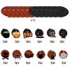 36Pcs Halloween Hanging Swirl Decorations Spider Ceiling Decor Double Sided Paper Boo Day Card Foil Streamers - 3 of 4