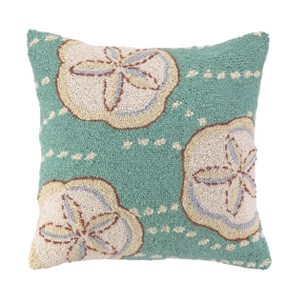 Makers Collective 18"x18" Sand Dollar Hook Throw Pillow - 1 of 4