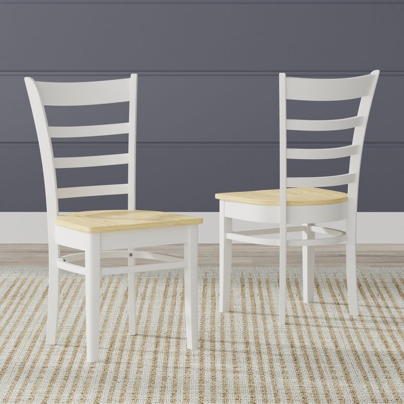 Glenwillow Home Slat Back Solid Wood Dining Chairs (Set of 2), 1 of 5