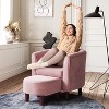 Compact Accent Chair with Ottoman for Living Room - 4 of 4