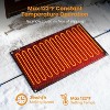 DoCred Snow Melting Mats,Non Slip PVC/Rubber Winter Heated Mat with Power Cord, 3IN/H Speed Snow for Outdoor Sidewalks, Stair Step, Decks Snow Removal - 2 of 4