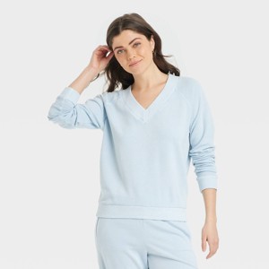 Women's Leisure Studio French Terry Pullover Sweatshirt - Universal Thread™ - 1 of 3