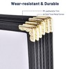 WeChef 30 Pack Menu Covers 8.5 x 14" Book Style 6 Pages 12 Views Restaurant Bar - 3 of 4