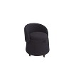 Osman multifunctional stool, round storage Osman with 360 degree wheels sofa stool, used for reading in the living room and bedroom - 2 of 4