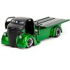 1947 Ford COE Flatbed Truck Green Met and Matt Black "Toyo Tires" with Extra Wheels "Just Trucks" 1/24 Diecast Model Car by Jada - 2 of 4