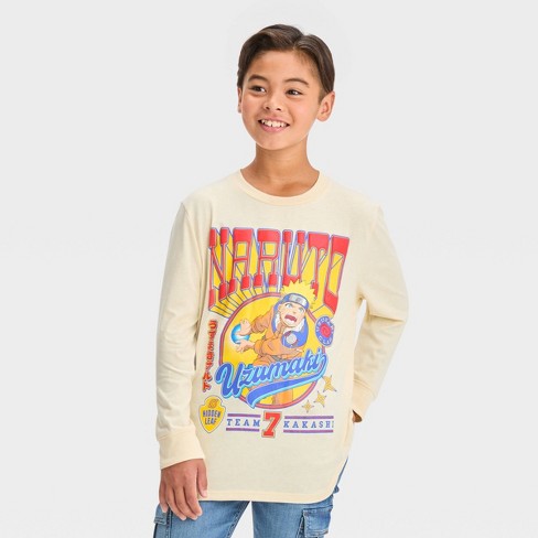 yellow long sleeve graphic tee