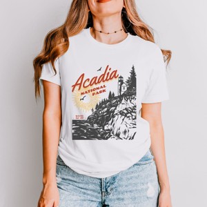 Acadia National Park Maine Est. 1919 - Womens Short Sleeve Tee - 1 of 4