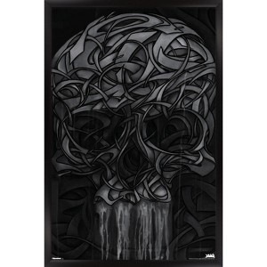 Trends International Zimer - Skull Framed Wall Poster Prints - 1 of 4