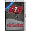 Trends International NFL Tampa Bay Buccaneers - Logo 20 Framed Wall Poster Prints - 3 of 4