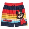 Disney Mickey Mouse Surfboard UPF 50+ Rash Guard shirt & Swim Trunks Outfit Set Toddler - 3 of 4