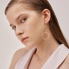 Bohemian Sun Moon Earrings - Lightweight Hollow Asymmetric Dangle Drop Jewelry for Women - 2 of 4