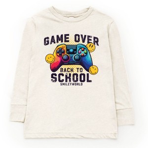 The Juniper Shop SmileyWorld Game Over Back To School Youth Long Sleeve Tee - 1 of 4