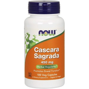 Cascara Sagrada 450mg by Now Foods  -  100 Capsule - 1 of 2