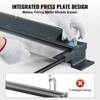VEVOR Box and Pan Brake, 48-Inch, 0-130 Degrees Sheet Metal Bending Brake, Portable Mini Metal Bender with 20 Gauge Low Carbon Steel, Black - 4 of 4