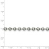 Black Bow Jewelry Men's 5mm Stainless Steel Beaded Chain Necklace - 2 of 4