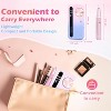Electric Nail Drill Kit 35000RPM, Low Noise, Portable, Multi Functional, Rechargeable Nail Drill for Gel Nails Polish Nail File Manicure Tool (Pink) - 4 of 4