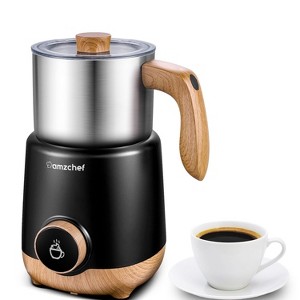 Electric Milk Frother, 8-IN-1 Multi-function milk frother and steamer 21 oz, 550W Split Stainless Steel Steamer for Coffee,Milk Froth,Chocolate Milk - 1 of 4